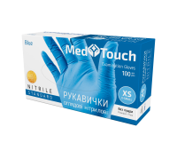 Нитриловые перчатки Голубые размер  XS ,тм MEDTOUCH